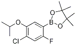 2-(4-Chloro-2-fluoro-5-isopropoxyphenyl)-4,4,5,5-tetramethyl-1,3,2-dioxaborolane Structure,1256360-16-3Structure