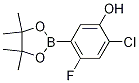 4-Chloro-2-fluoro-5-hydroxyphenylboronic acid pinacol ester Structure,1256360-20-9Structure