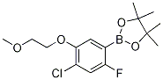 2-(4-Chloro-2-fluoro-5-(2-methoxyethoxy)phenyl)-4,4,5,5-tetramethyl-1,3,2-dioxaborolane Structure,1256360-21-0Structure