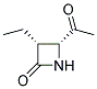 2-Azetidinone, 4-acetyl-3-ethyl-, cis-(9ci) Structure,125639-94-3Structure