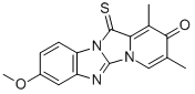 8-Methoxy-1,3-dimethyl-12-thioxopyrido[1’,2’:3,4]imidazo-[1,2-a]benzimidazol-2(12h)-one Structure,125656-82-8Structure