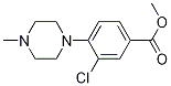 Methyl 3-chloro-4-(4-methylpiperazino)benzoate Structure,1256633-29-0Structure