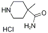 4-Methylpiperidine-4-carboxamide hydrochloride Structure,1257301-28-2Structure