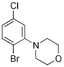 1-Bromo-4-chloro-2-morpholinobenzene Structure,1257665-20-5Structure