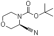 (S)-n-boc-3-cyanomorpholine Structure,1257856-86-2Structure