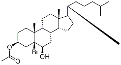 5-Bromo-5alpha-cholestane-3,6-diol 3-acetate Structure,1258-35-1Structure