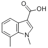 1,7-Dimethyl-1h-indole-3-carboxylic acid Structure,125818-11-3Structure