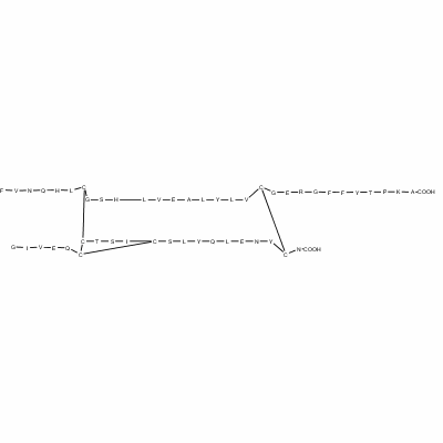 Insulin Structure,12584-58-6Structure