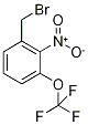 1-(Bromomethyl)-2-nitro-3-(trifluoromethoxy)benzene Structure,1258547-44-2Structure