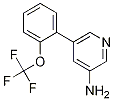 5-(2-(Trifluoromethoxy)phenyl)pyridin-3-amine Structure,1258620-51-7Structure