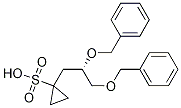 (S)-1-(2,3-bis(benzyloxy)propyl)cyclopropane-1-sulfonic acid Structure,1259007-44-7Structure