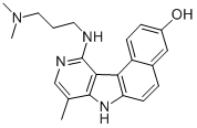 Intoplicine Structure,125974-72-3Structure