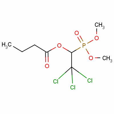 Butonate Structure,126-22-7Structure