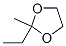 2-Ethyl-2-methyl-1,3-dioxolane Structure,126-39-6Structure