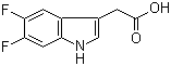 2-(5,6-Difluoro-1h-indol-3-yl)aceticacid Structure,126030-73-7Structure