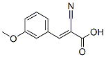 2-Cyano-3-(3-methoxy-phenyl)-acrylic acid Structure,126058-00-2Structure