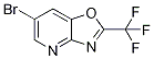 6-Bromo-2-(trifluoromethyl)oxazolo[4,5-b]pyridine Structure,1260656-87-8Structure