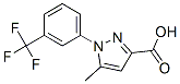 5-Methyl-1-(3-trifluoromethyl-phenyl)-1H-pyrazole-3-carboxylic acid Structure,126067-60-5Structure