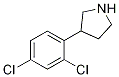 3-(2,4-Dichlorophenyl)pyrrolidine Structure,1260753-41-0Structure