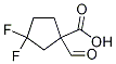 3,3-Difluorocyclopentanecarboxylic acid Structure,1260897-05-9Structure