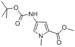 4-[[(1,1-Dimethylethoxy)carbonyl]amino]-1-methyl-1H-Pyrrole-2-carboxylic acid methyl ester Structure,126092-96-4Structure