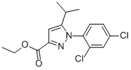 1-(2,4-Dichloro-phenyl)-5-isopropyl-1h-pyrazole-3-carboxylic acid ethyl ester Structure,126099-96-5Structure