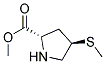 L-proline, 4-(methylthio)-, methyl ester, trans-(9ci) Structure,126111-06-6Structure