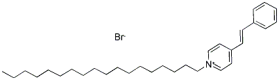 1-Octadecyl-4-(2-phenylethenyl)-pyridinium bromide (1:1) Structure,126115-86-4Structure