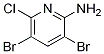 3,5-Dibromo-6-chloropyridine-2-amine Structure,1261269-84-4Structure