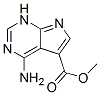 Methyl 4-amino-7H-pyrrolo[2,3-d]pyrimidine-5-carboxylate Structure,126149-77-7Structure