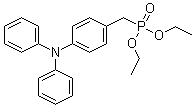 P-[[4-(diphenylamino)phenyl]methyl]phosphonic acid diethyl ester Structure,126150-12-7Structure