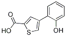 4-(2-Hydroxyphenyl)thiophene-2-carboxylicacid Structure,1261896-15-4Structure