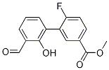 Methyl6-fluoro-3-formyl-2-hydroxy-[1,1-biphenyl]-3-carboxylate Structure,1261919-29-2Structure