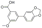 3-(Benzo[d][1,3]dioxol-5-yl)-5-methoxybenzoicacid Structure,1261960-47-7Structure