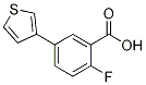 2-Fluoro-5-(thiophen-3-yl)benzoicacid Structure,1261993-00-3Structure