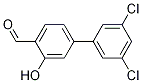 3,5-Dichloro-3-hydroxy-[1,1-biphenyl]-4-carbaldehyde Structure,1262003-94-0Structure