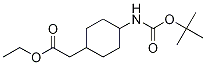 Ethyl 2-[4-(boc-amino)cyclohexyl]acetate Structure,1262411-00-6Structure