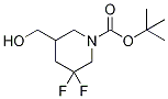 Tert-butyl 3,3-difluoro-5-(hydroxymethyl)piperidine-1-carboxylate Structure,1262412-64-5Structure