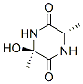 2,5-Piperazinedione,3-hydroxy-3,6-dimethyl-,cis-(9ci) Structure,126266-47-5Structure