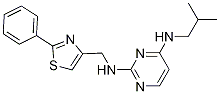 N4-isobutyl-n2-((2-phenylthiazol-4-yl)methyl)pyrimidine-2,4-diamine Structure,1262770-73-9Structure