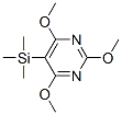 Pyrimidine, 2,4,6-trimethoxy-5-(trimethylsilyl)- (9ci) Structure,126327-72-8Structure