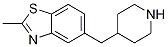 2-Methyl-5-(4-piperidinylmethyl)benzothiazole Structure,1263279-88-4Structure