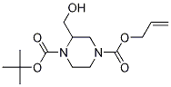 4-Allyl 1-tert-butyl 2-(hydroxymethyl)piperazine-1,4-dicarboxylate Structure,1263282-80-9Structure