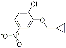 1-Chloro-2-(cyclopropylmethoxy)-4-nitrobenzene Structure,1265236-34-7Structure