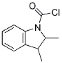 1H-indole-1-carbonyl chloride, 2,3-dihydro-2,3-dimethyl-(9ci) Structure,126535-39-5Structure