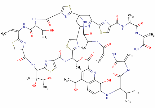 Siomycin a standard Structure,12656-09-6Structure