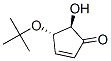 (4S,5r)-4-tert-butoxy-5-hydroxycyclopent-2-en-1-one Structure,126566-41-4Structure