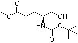 (S)-4-[[(tert-butoxy)carbonyl]amino]-5-hydroxypentanoic acid methyl ester Structure,126587-35-7Structure