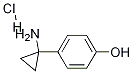 4-(1-Aminocyclopropyl)phenol Structure,1266158-02-4Structure