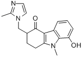 1,2,3,9-Tetrahydro-8-hydroxy-9-methyl-3-[(2-methyl-1h-imidazol-1-yl)methyl]-4h-carbazol-4-one Structure,126671-71-4Structure